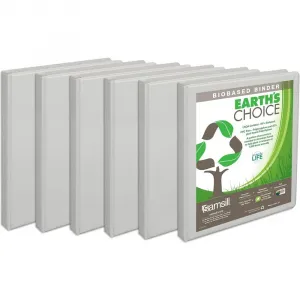 Samsill I08917 Earthschoice Biodegradable View Binder, 0.5