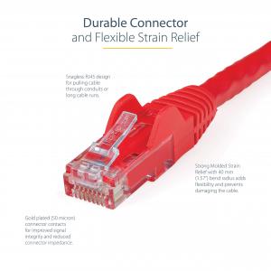 Startech N6PATCH150RD 150ft Red Cat6 Ethernet Cable - 10gbps Multi-gig