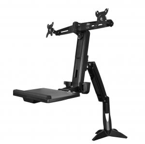 Startech ARMSTSCP2 Sit Stand Dual Monitor Arm