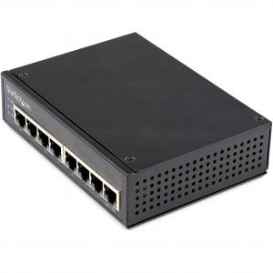 Used Startech IESC1G80UP Nt  Industrial 8 Port Gigabit Poe Switch 30w 