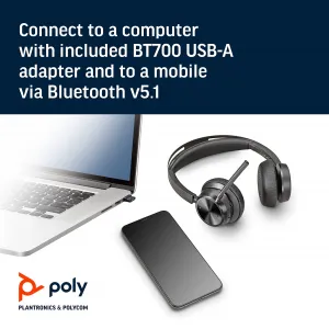 Poly 76U46AA Voyager Focus 2 Uc Usb-a