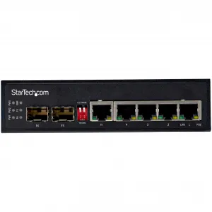 Startech IES1G52UPDIN Nt  Industrial 5 Port Gigabit Ethernet Switch 5p