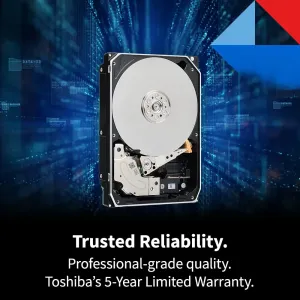 Toshiba HDWR51EXZSTB X300 Pro Nas 14tb Internal Hard Drive - High Perf