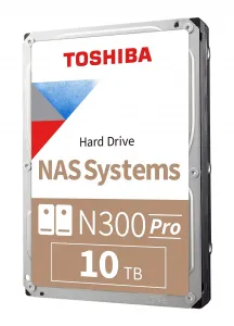 Toshiba HDWG51AXZSTB N300 Pro Nas 10tb Internal