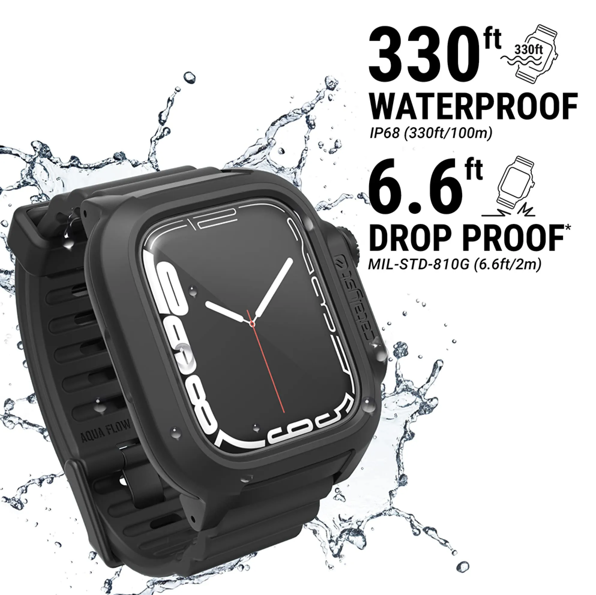 Well CAT45WAT7BLK 45mm Apple Watch 78 Waterproof