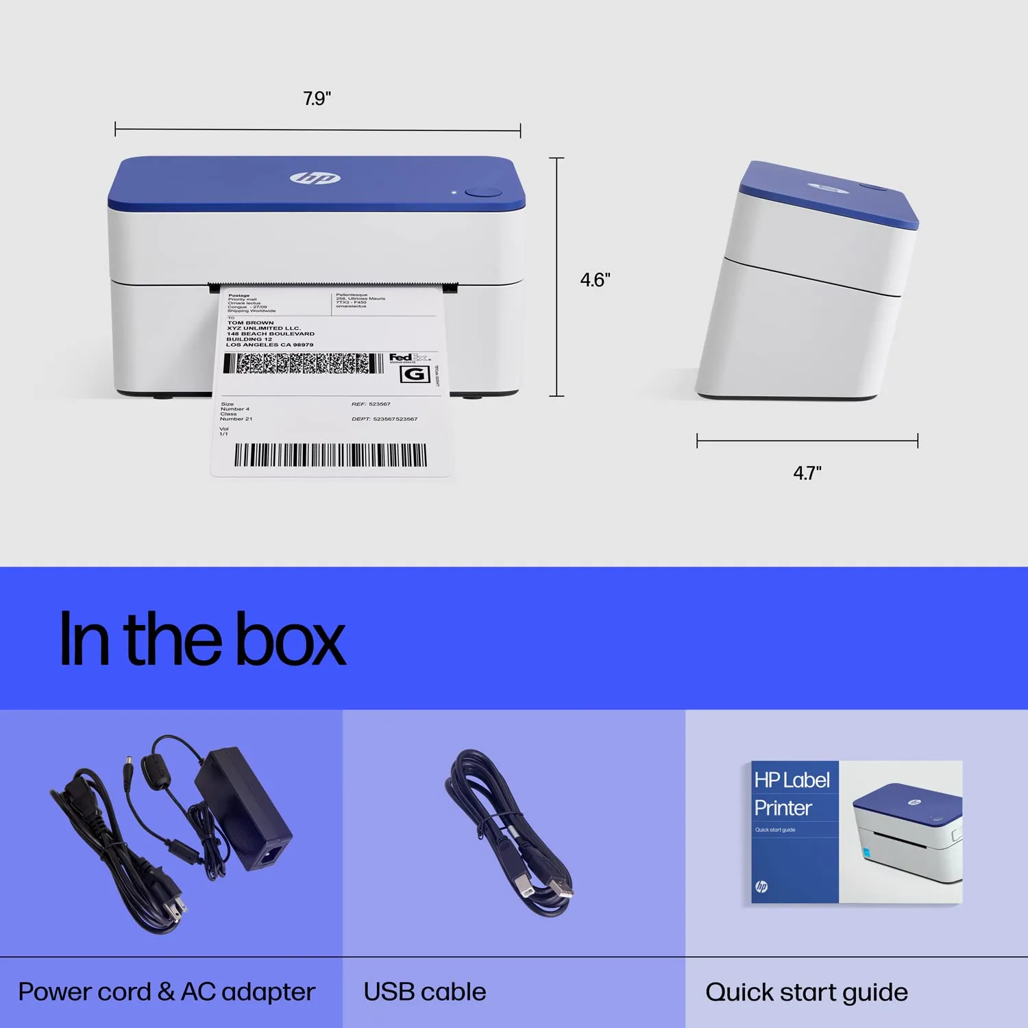 Canda HPKE100 Hp Worksolutions  Usb Thermal Label Printer 203dpi