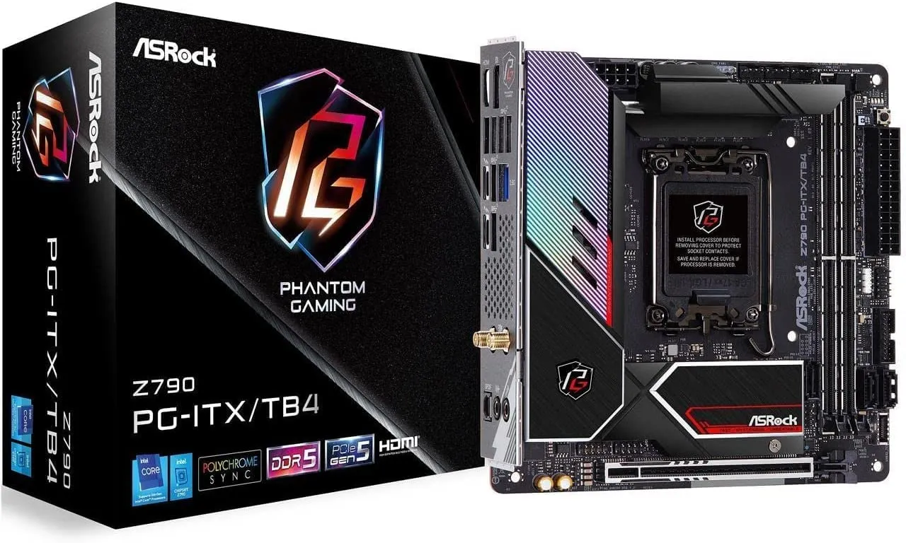 Asrock Z790 PG-ITX/TB4 Z790 Pg-itx Tb4 Mini-itx Motherboard With Ddr5 