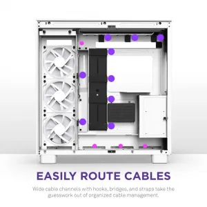 Nzxt CM-H91EW-01 Cs Cm-h91ew-01 H9 Elite Mid-tower Tg F120q Airflow Fa