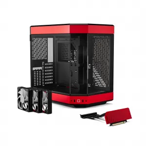 Hyte CS-HYTE-Y60-BR Cs Cs--y60-br Y60 Midtower Atx Tempered Glass Red 