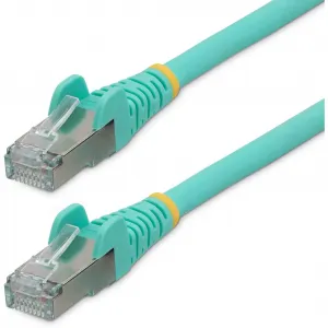 Startech NLAQ-25F-CAT6A-PATCH 25ft Cat6a Ethernet Cable - Aqua - Low S