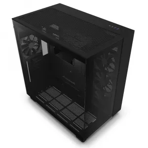 Nzxt CM-H91FB-01 H9 Flow Mid-tower Case With F120q Fans - Black