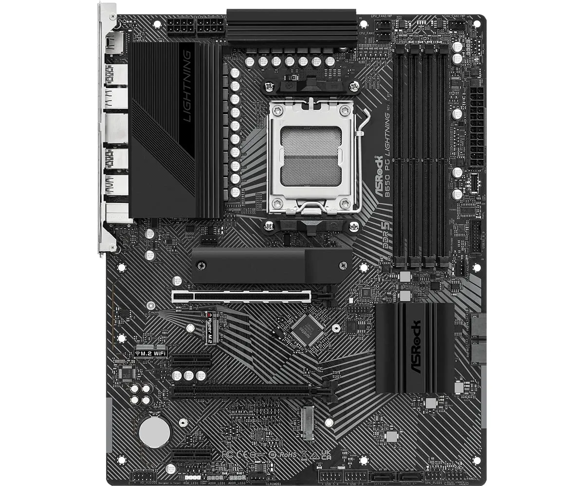 Asrock B650 PG LIGHTNING Mb B650 Pg Lightning Amd B650 Am5 Max128gb Dd