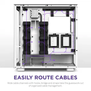 Nzxt CM-H71FW-R1 H7 Flow Rgb Atx Mid Tower Case - White