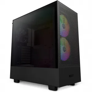 Nzxt CC-H51FB-R1 H5 Flow Rgb Atx Mid Tower Case - Black (2023)