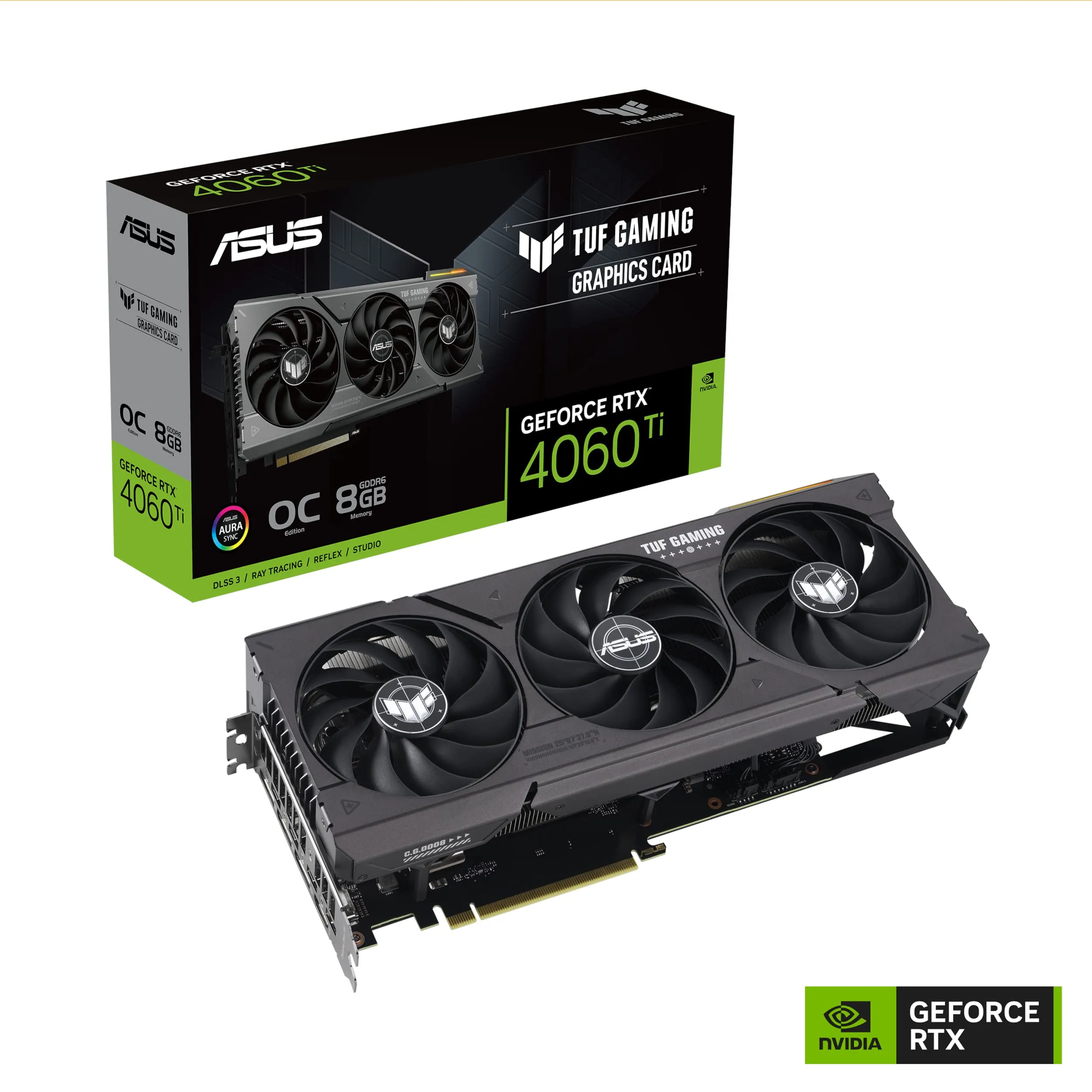 Asus TUF-RTX4060TI-O8G-GAMING Tuf Gaming Geforce Rtx 4060 Ti Oc Editio