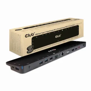 Club CSV-1565 Usb-c Triple Display Docking Station With 100w Pd 3.0