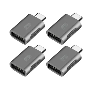 Adesso ADP-300-4 Female Usb-a To Male Usb-c Adapters (4 Pack)