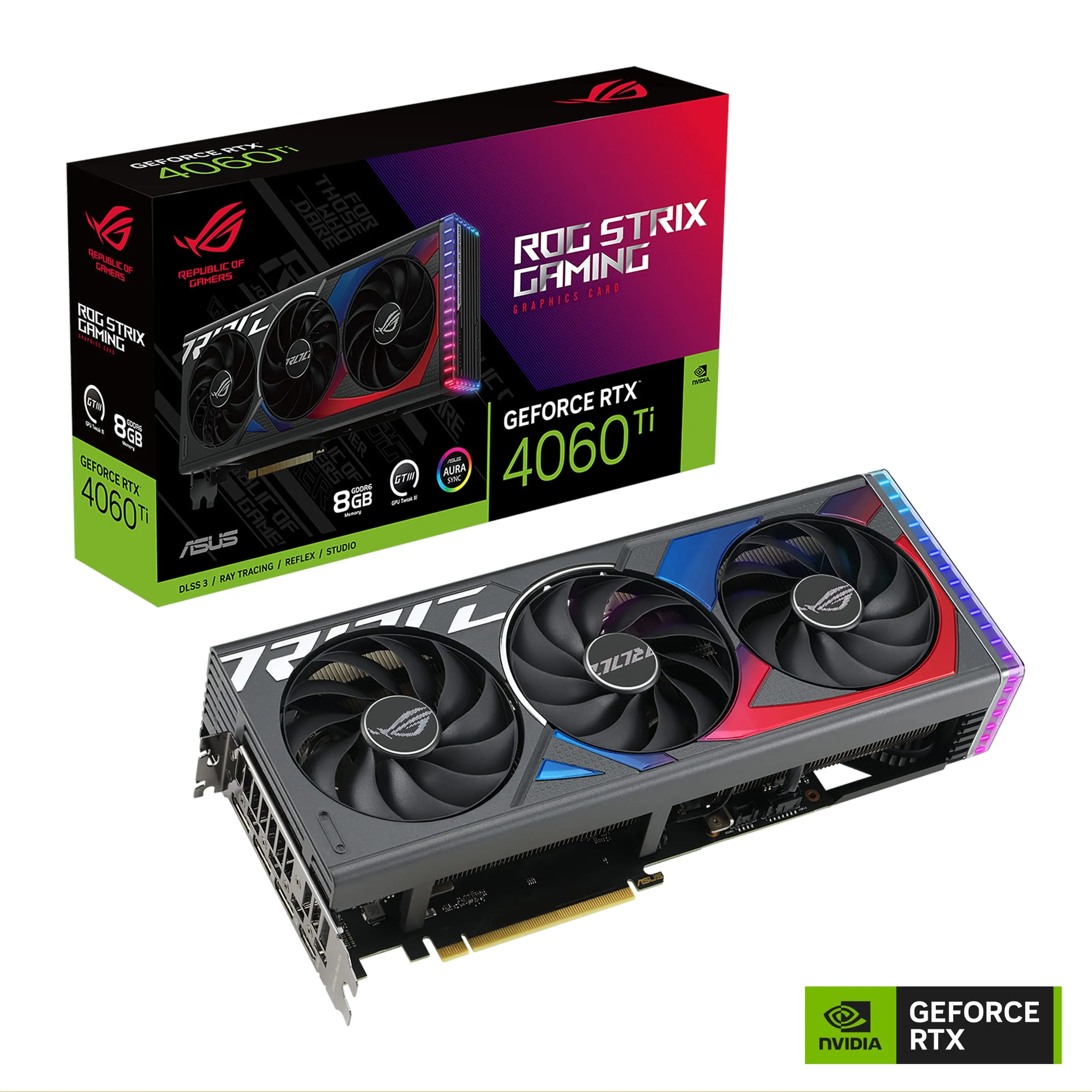 Asus ROG-STRIXRTX4060TI8GGMNG Vcx Strix-rtx4060ti-8g-gaming Geforce Rt