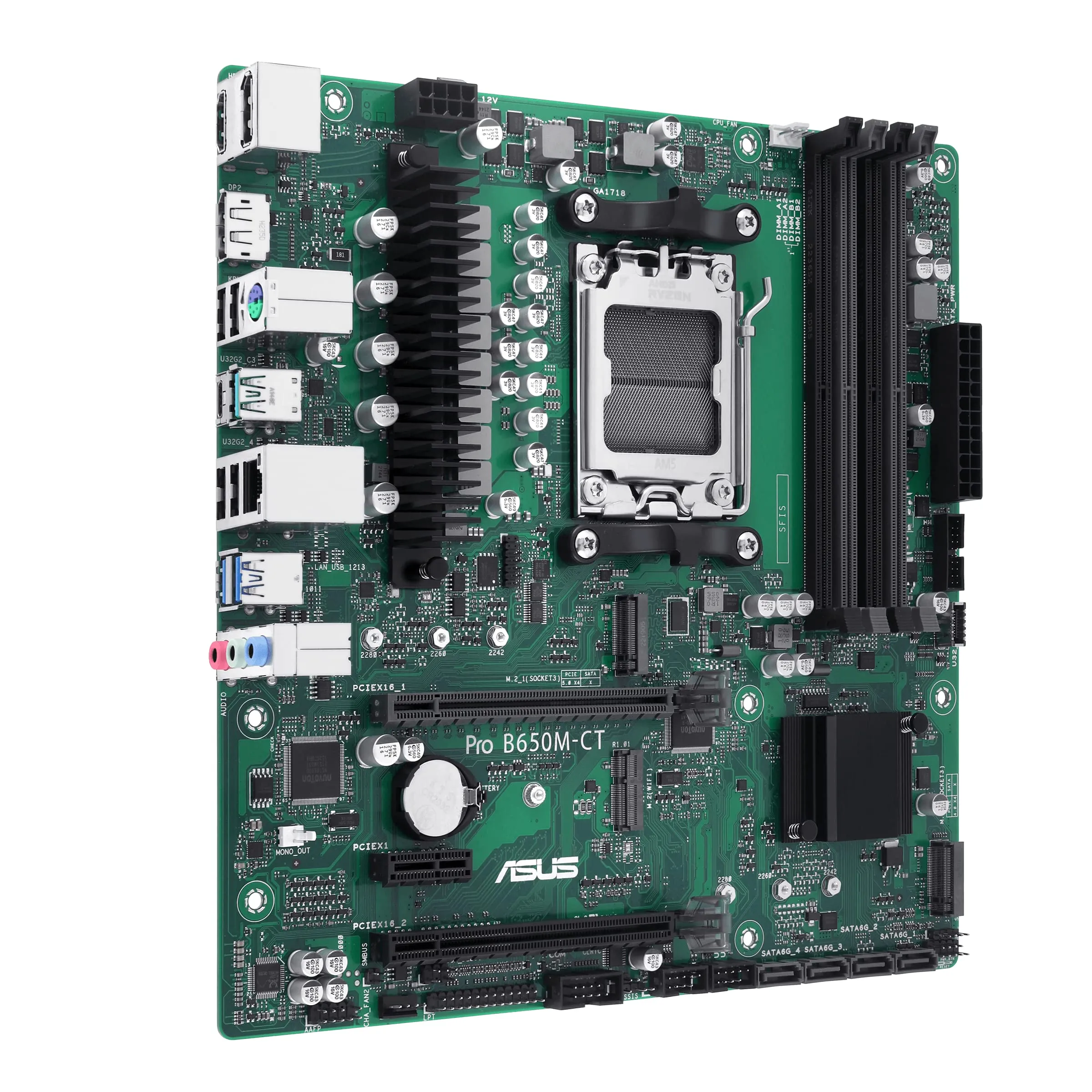 Asus PRO B650M-CT-CSM Pro B650m-ct-csm Micro-atx Motherboard For Amd A