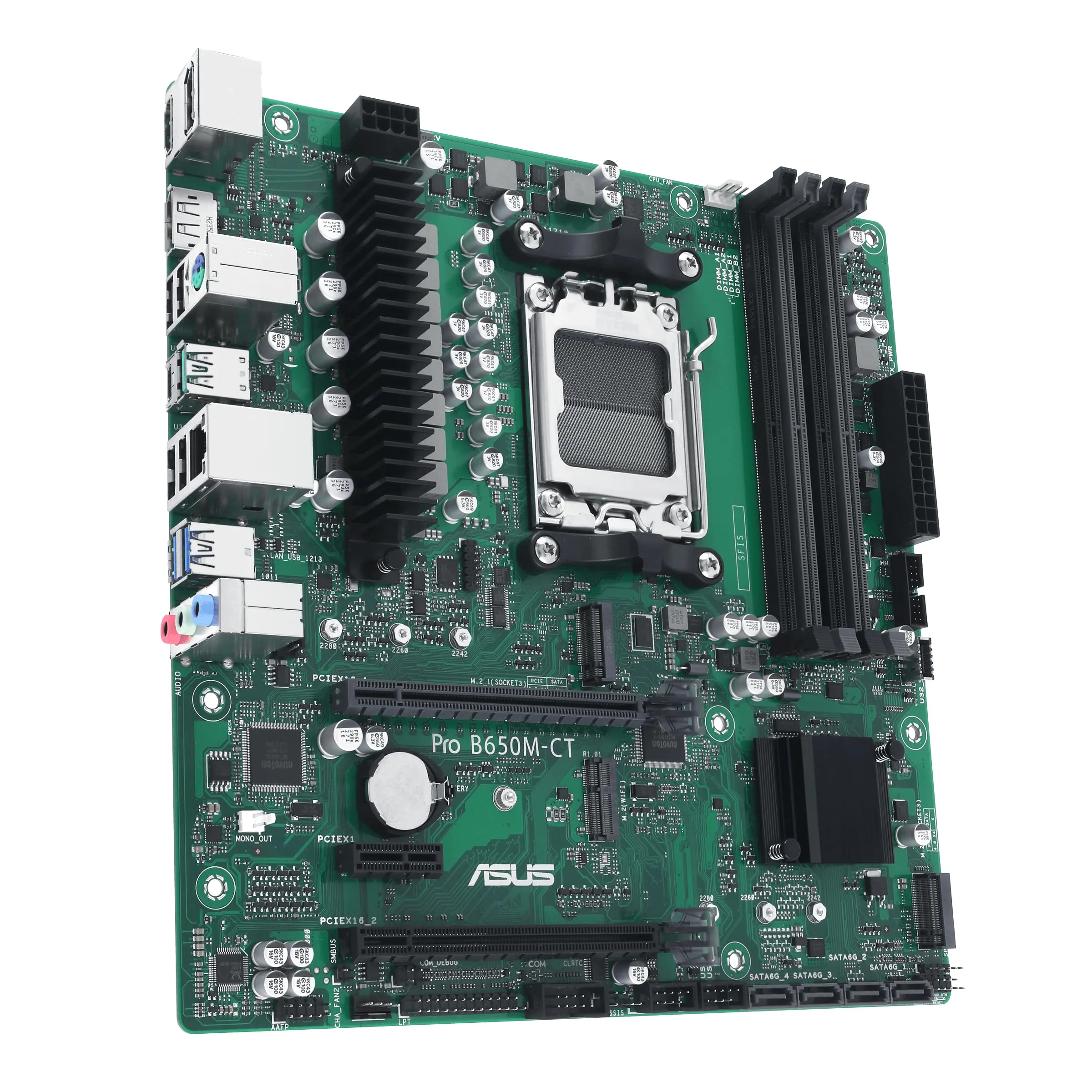 Asus PRO B650M-CT-CSM Pro B650m-ct-csm Micro-atx Motherboard For Amd A