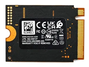 Crucial MTFDKBK512QFM-1BD1AABYYR Micron 512gb Nvme M.2 2230 Ssd - High