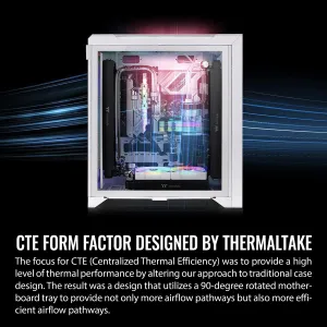 Thermaltake CA-1X7-00F6WN-01 Cte C700 Tg Argb Snow Case