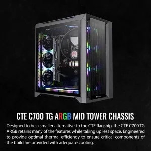 Thermaltake CA-1X7-00F1WN-01 Cte C700 Tg Argb Case