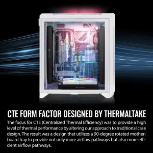 Thermaltake CA-1X7-00F6WN-00 Cte C700 Air Snow Case