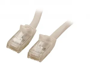 Startech N6PATCH3WH 3ft Cat6 Ethernet Cable - White Snagless Gigabit -