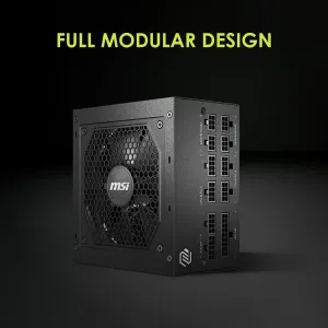 Msi MAGA650GL Power Supply  Mag A650gl 650w 80plus Gold Fully-modular 