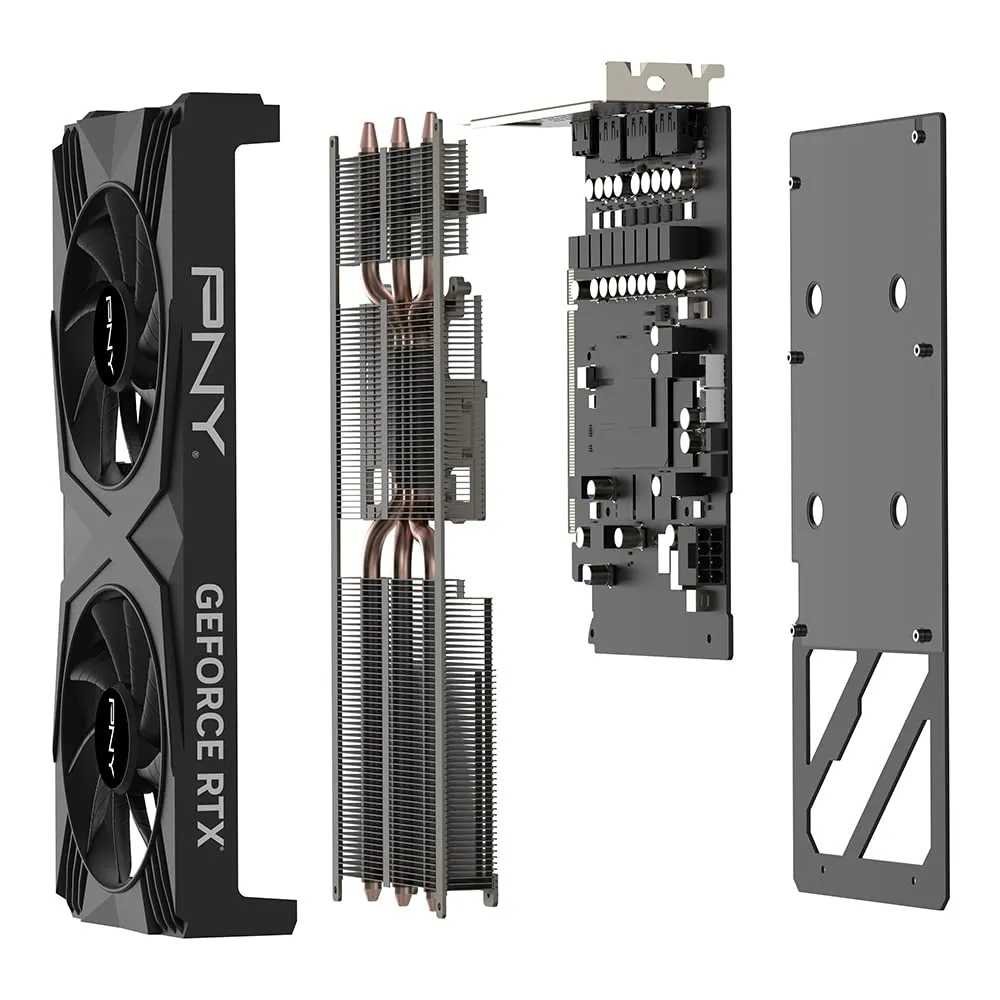 Pny VCG4060T16DFXPB1 Pny Vcx  Geforce Rtx 4060 Ti 16gb Verto Dual Fan 