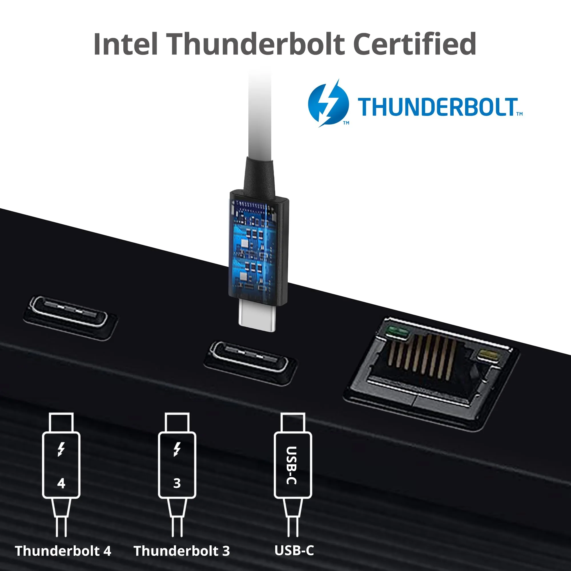 Siig CB-TB0211-S1 Thunderbolt 4 Usb-c Cable - 2.3ft High-speed Connect