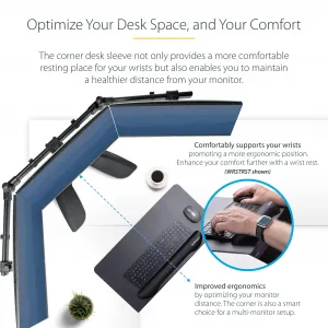 Startech DSKCRNRSLV Desk Corner Sleeve Extender