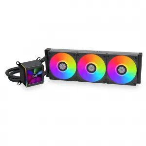 Lianli GA2ALCD36B Lian-li Galahad Ii Lcd 360mm Aio Liquid Cooler - Bla