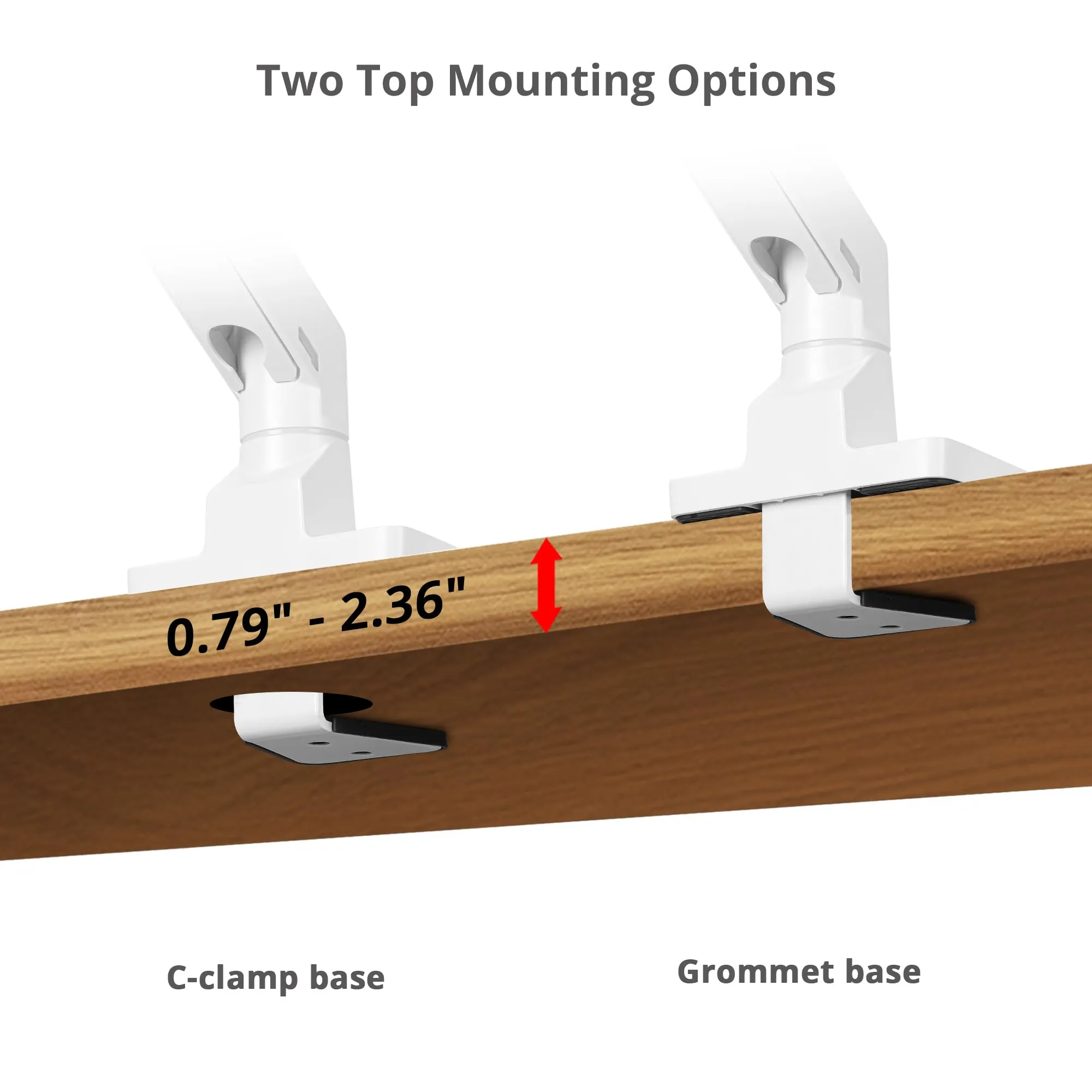 Siig CE-MT3S11-S1 Heavy Duty Single Monitor Arm For 34-49