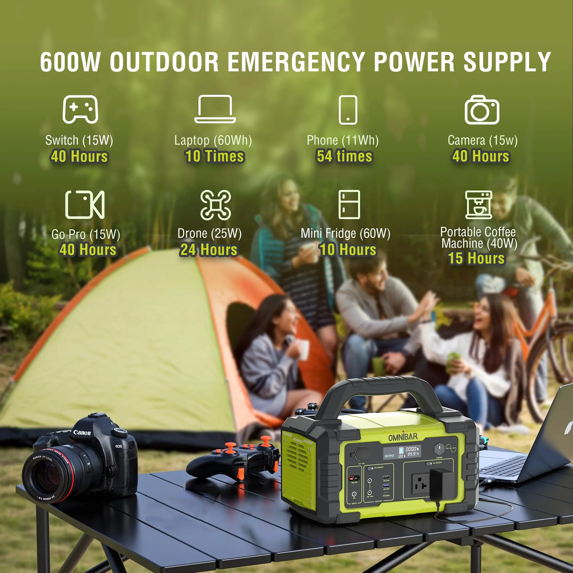 Omnibar PYS-PEI-U00600 YELLOW GREEN Ironman600 Yellow Green 600w Ultra