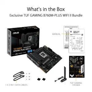 Asus TUF GAMING B760M-PLUS WIF Tuf B760m-plus Wifi Ii Micro Atx Gaming