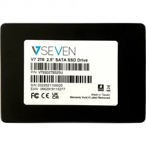 V7 V7SSD2TBS25U 2tb  2.5 Ssd Bulk Pk