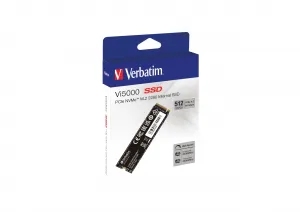 Verbatim 31825 512gb Pcie Nvme M.2 Ssd With 2-year Warranty