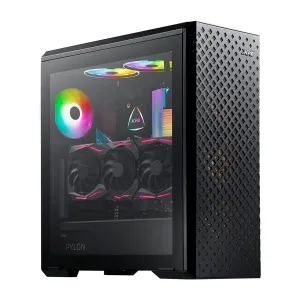 Adata 15260036 Defender Pro Mid-tower Pc Case Black Atx Mesh Front Pan