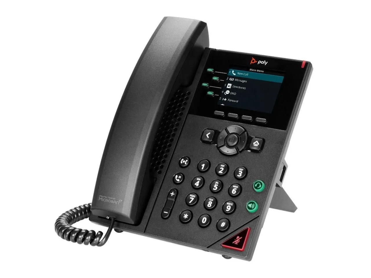 Hp 89K69AA#ABA Poly Vvx 250 4-line Ip Desk Phone With Power Adapter