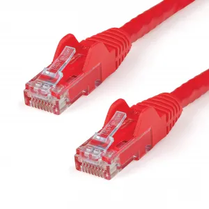 Startech N6PATCH12RD 12ft Cat6 Ethernet Cable - Red Snagless Gigabit -