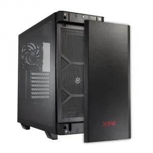 Adata 15260044 Invader Mid-tower Pc Case Black Atx Tempered Glass Side