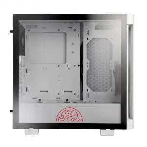 Adata 15260045 Invader Mid-tower Pc Case White Atx Tempered Glass Side