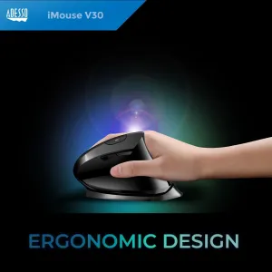 Adesso IMOUSEV3-TAA Usb Adjustable Vertical Ergonomic Mouse (taa Compl