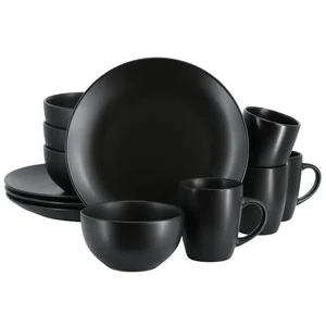 142742.12 | Gibson Home Everyday Plus 12-Piece Black