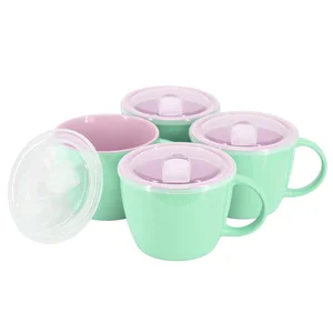 142552.01 | Gibson Home On The Go Stoneware Soup Cup Set