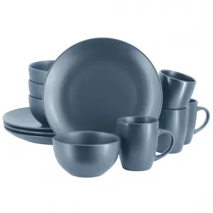 Gibson 142564.12 Home Everyday Plus 12 Piece Round Stoneware Dinnerwar