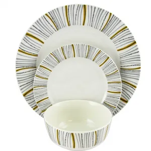 Gibson 116929.12 Home Classic Burst 12 Piece Dinnerware Set