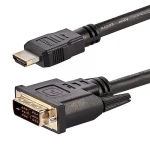 Startech Hdmidvimm610pk 6ft (1.8m) Hdmi To Dvi Cable, Dvi-d To Hdmi Di